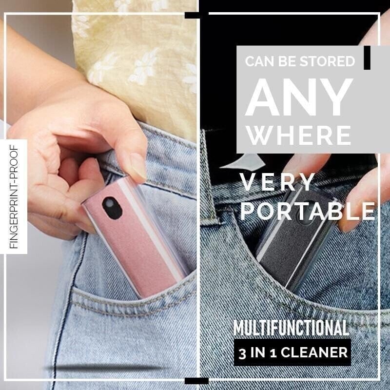 HOT SALE 50% OFF - 3 in 1 Fingerprint-proof Screen Cleaner - Keep Your Screen Clean All The Time