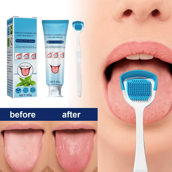 HOT SALE 60% OFF - Probiotic Tongue Cleaning Gel Set