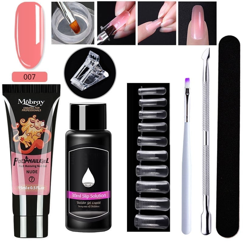 (Hot Sale) SAVE- 48% OFF - Luxury Crystal Nail Extension Gel Set