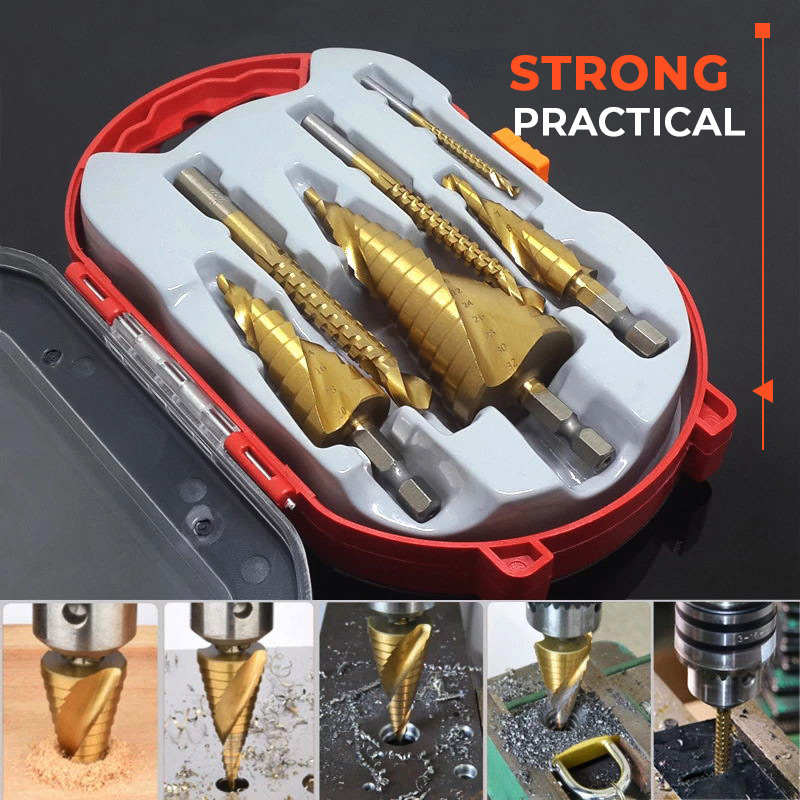 HotSale - Titanium Plating Drill Bit Set