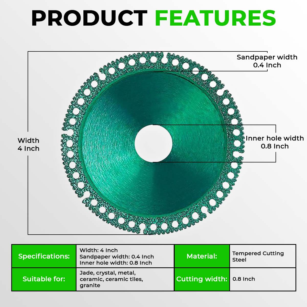 INDESTRUCTIBLE DISCâ„¢ 2.0 - Cut everything in seconds