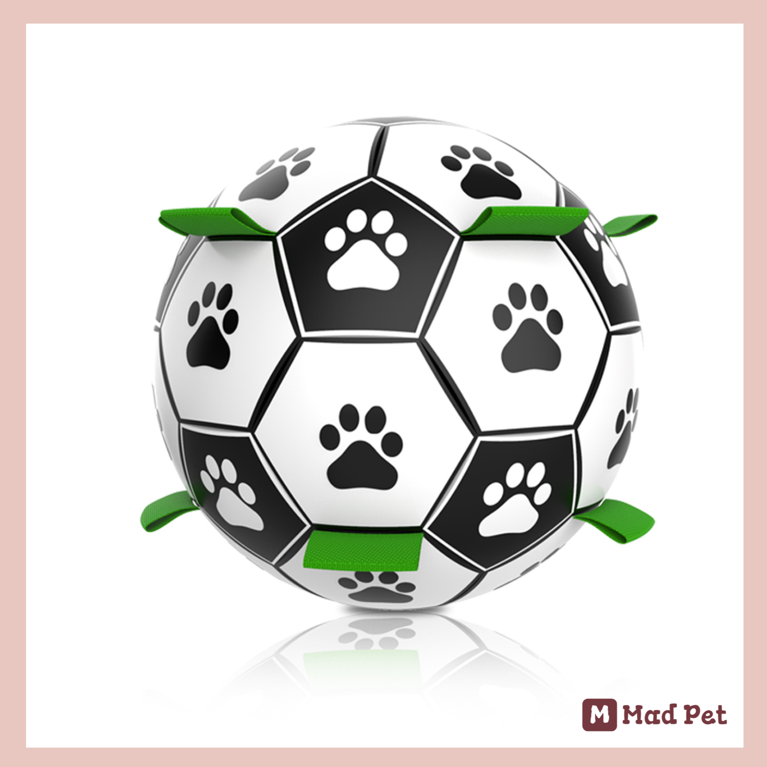 Interactive Dog Football Soccer with Grabbing Tabs