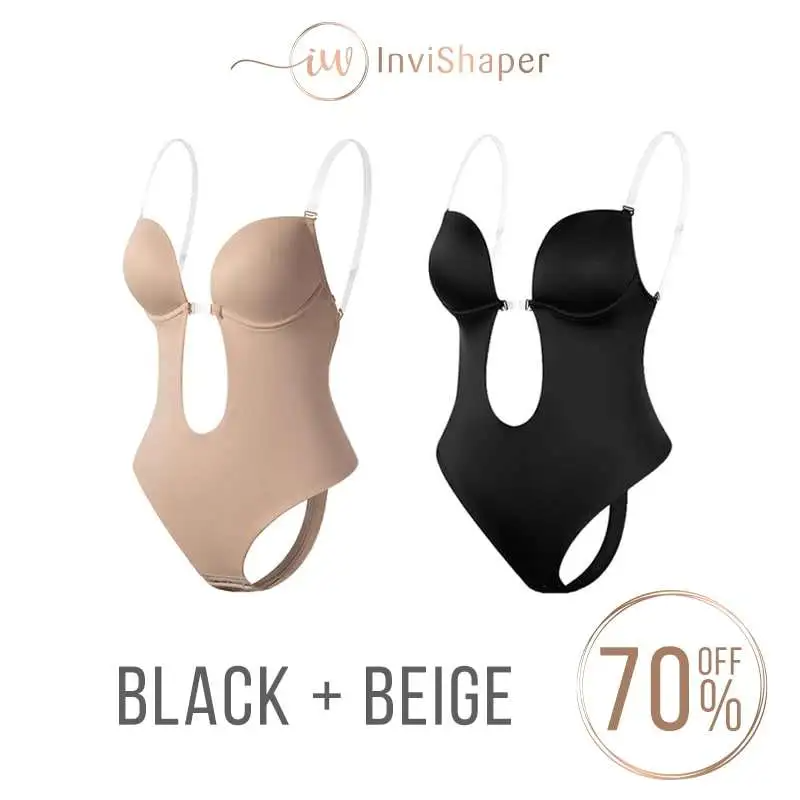 InviShaper - Plunge Backless Body Shaper Bra