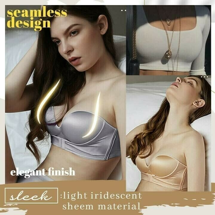 Invisible Strapless Super Push Up Bra