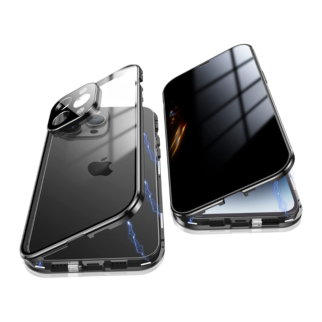 iPhone Privacy Anti-Peeping Case with Tempered Glass