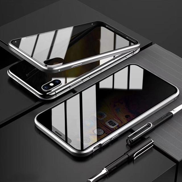 iPhone Privacy Anti-Peeping Case with Tempered Glass