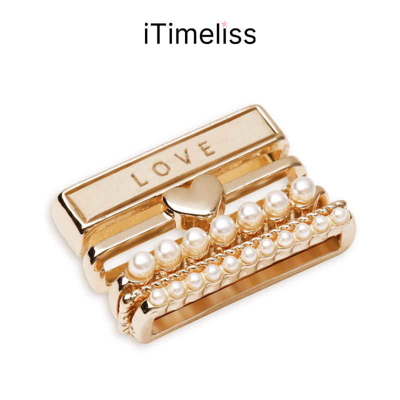 iTimeliss - Decorative Ring Set for Silicone Watch Bands