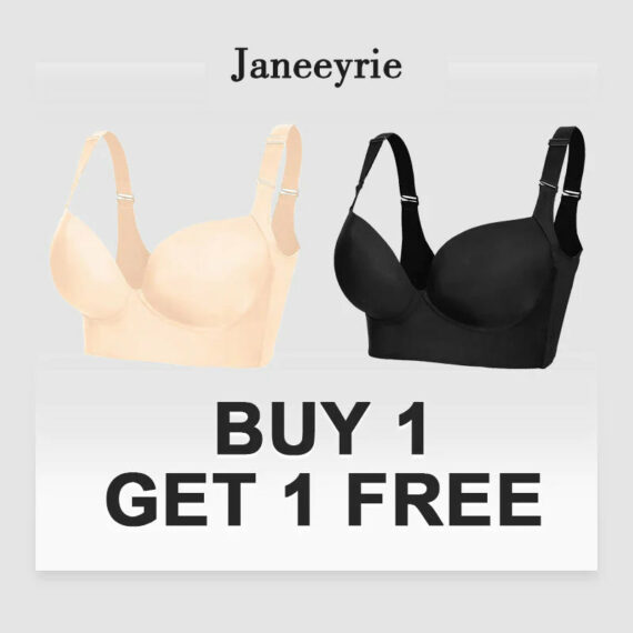 janeeyrie Deep Cup Bra Hide Back Fat With Shapewear Incorporated (Buy 1 Get 1 Free)