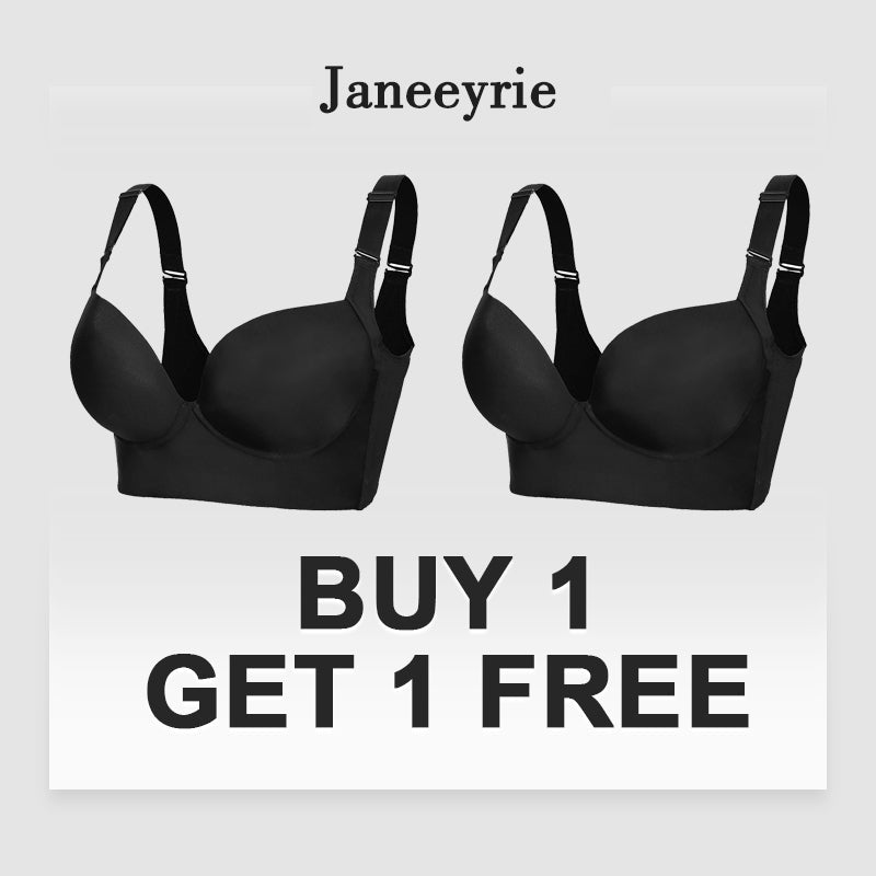 janeeyrie Deep Cup Bra Hide Back Fat With Shapewear Incorporated (Buy 1 Get 1 Free)