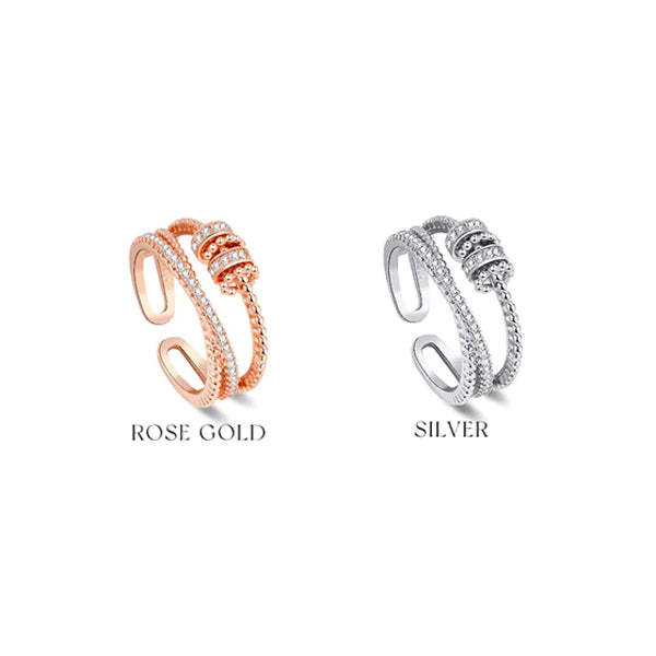 JANSIO Threanic Triple-Spin Ring (Limited time discount  last day)