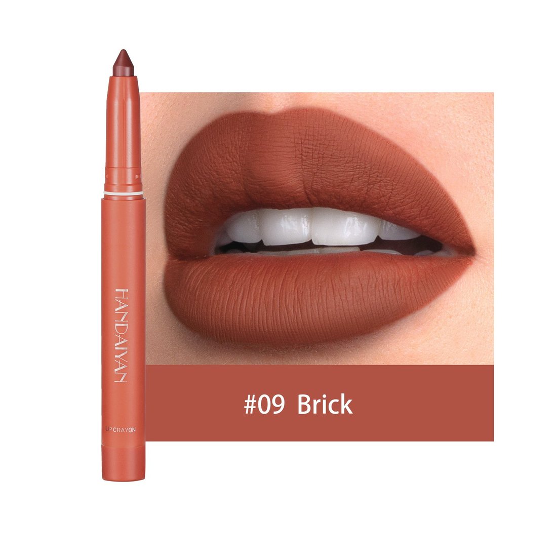 Last Day 49% OFF - 12 Color HANDAIYAN Rotating Sharpenable Matte Lipstick Pencils