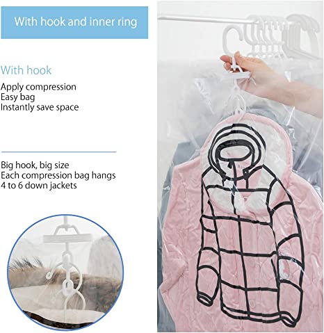 Last Day 49% OFF - Hanging Vacuum Storage Bags - Buy 6 Get Extra 20% OFF
