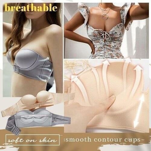 LAST DAY 49% OFF - Invisible Strapless Super Push Up Bra