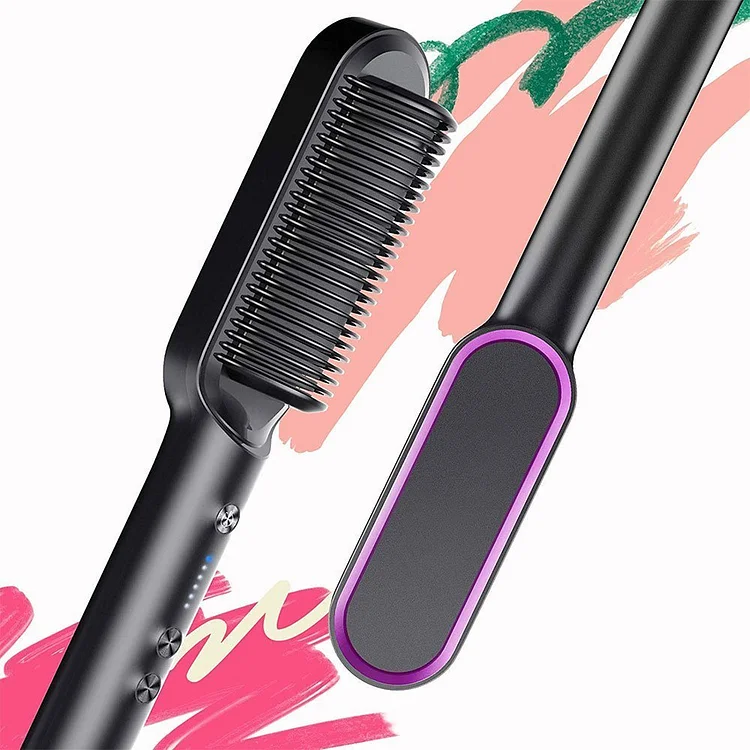 Last Day 49% OFF - Negative Ion Hair Straightener Styling Comb