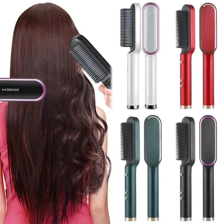 Last Day 49% OFF - Negative Ion Hair Straightener Styling Comb