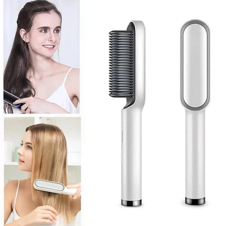 Last Day 49% OFF – Negative Ion Hair Straightener Styling Comb