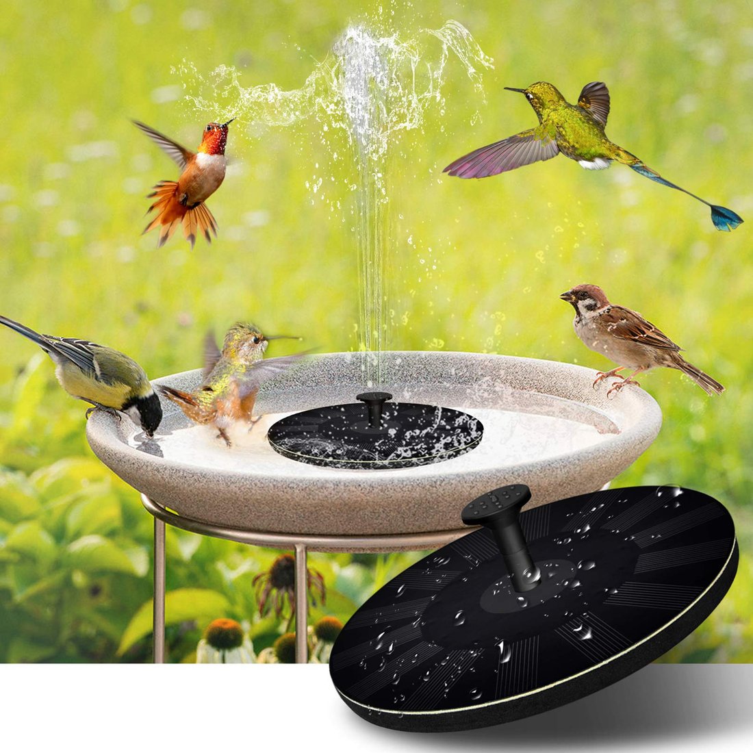 Last Day 49% OFF – Solar outdoor fountain – The perfect garden decoration