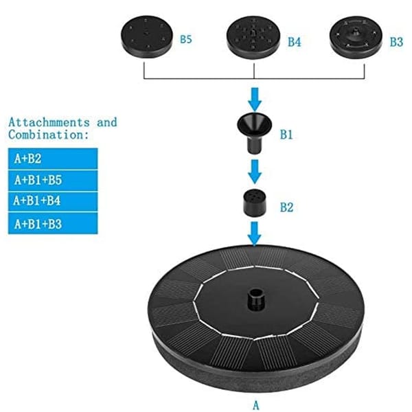 Last Day 49% OFF - Solar outdoor fountain - The perfect garden decoration