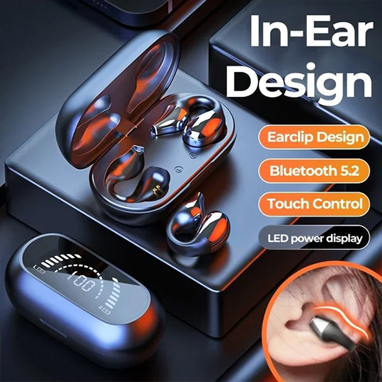 LAST DAY 49% OFF - Wireless Ear Clip Bone Conduction Headphones