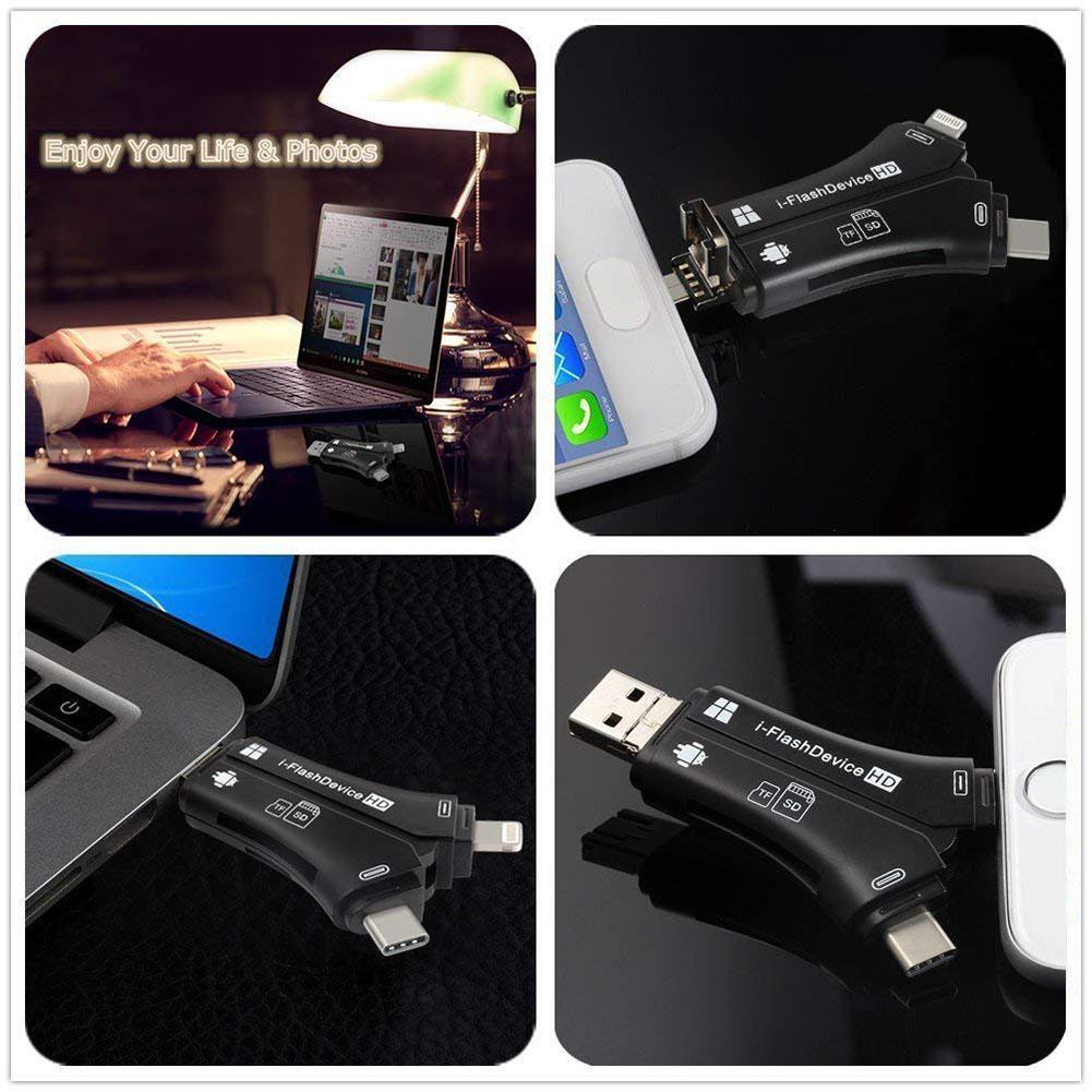 LAST DAY 49% OFF 4-in-1 Media Transfer,Universal Card Reader For All Devices