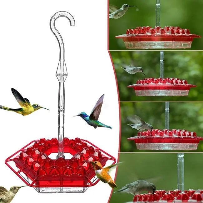 Solar Grass LAST DAY 49% OFF-MARY'S HUMMINGBIRD FEEDER WITH PERCH