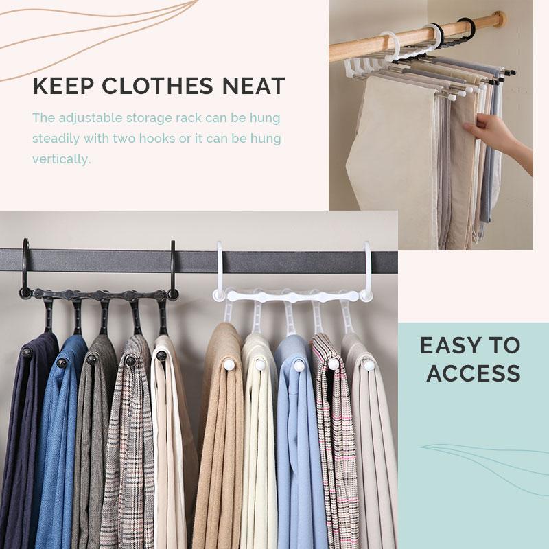 LAST DAY 49% OFF- Multi-functional Pants Rack (BUY 5 GET Extra 30% OFF)