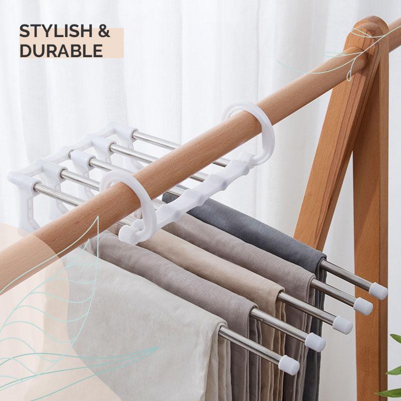 LAST DAY 49% OFF- Multi-functional Pants Rack (BUY 5 GET Extra 30% OFF)