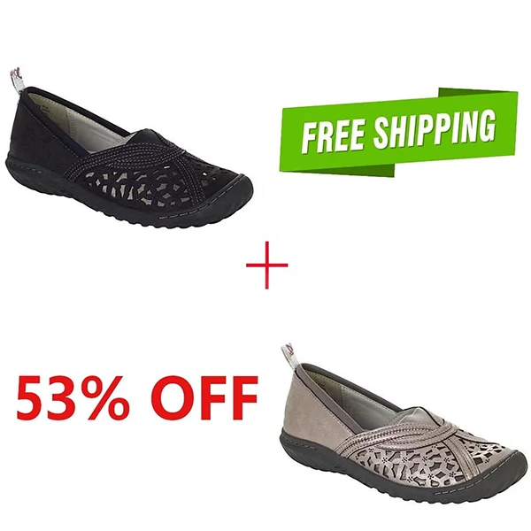 (Last Day 49% OFF) Women's Breathable & Support Flat Shoes