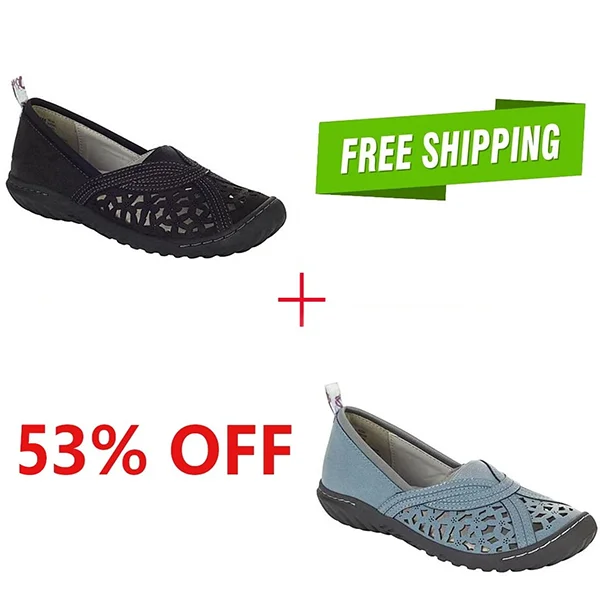 (Last Day 49% OFF) Women's Breathable & Support Flat Shoes