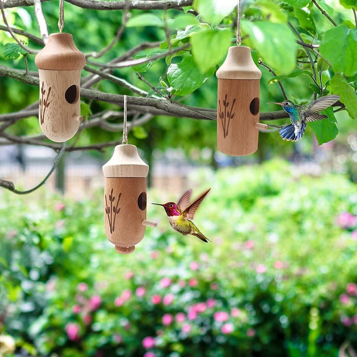 Last Day 49%OFF - Wooden Hummingbird House-Gift for Nature Lovers