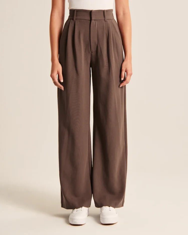 Last Day 50% OFF - HIGH WAIST TAILORED WIDE LEG PANTS