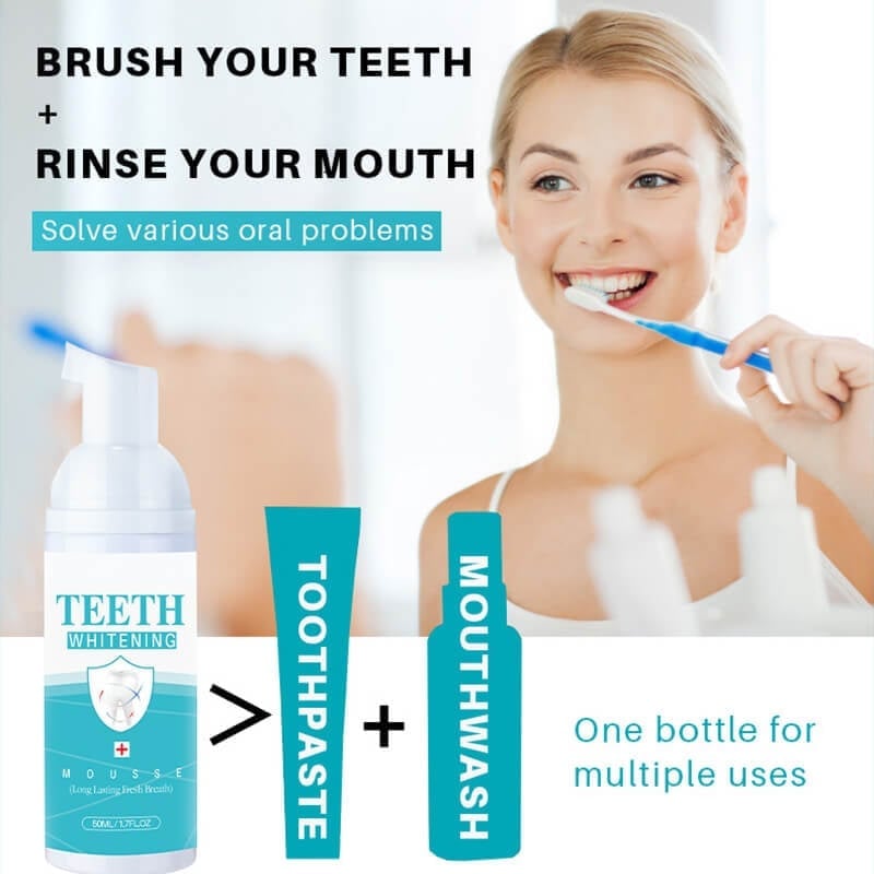 LAST DAY 50% Off - Teeth Whitening Mousse