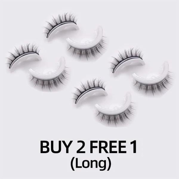 Last Day 50%OFF - Reusable Self-Adhesive Eyelashes (BUY 2 GET 1 FREE)