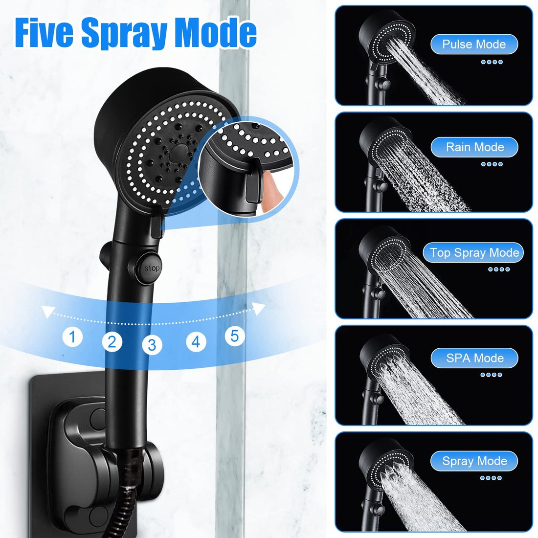 LAST DAY 53% OFF - Multi-functional High Pressure Shower Head