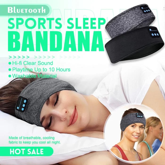 Last day 70% OFF - Bluetooth Sports Sleep Bandana