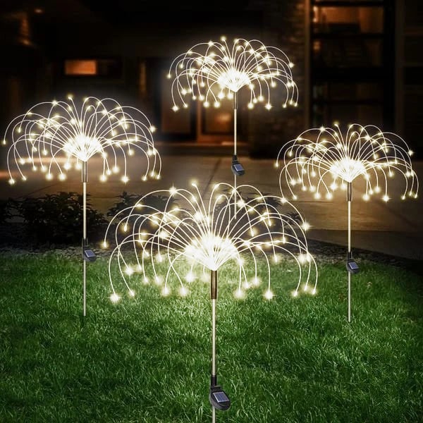 LAST DAY 70% OFF - Waterproof  Solar Garden Fireworks Lamp