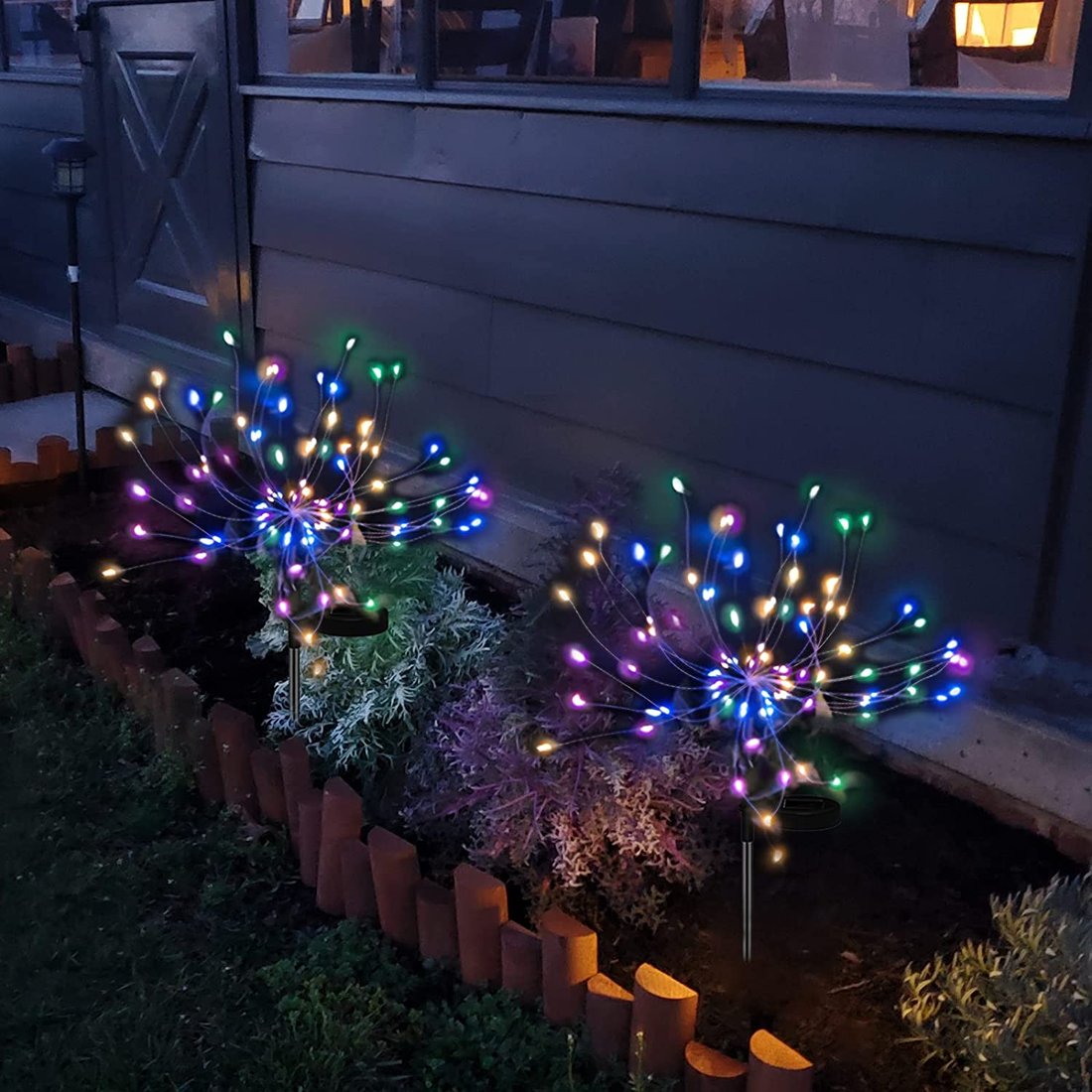 LAST DAY 70% OFF - Waterproof  Solar Garden Fireworks Lamp