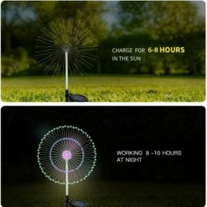 LAST DAY 70% OFF - Waterproof  Solar Garden Fireworks Lamp