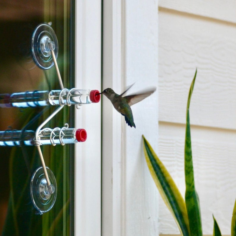 Last Day 70% OFF-Geometric Window Hummingbird Feeder