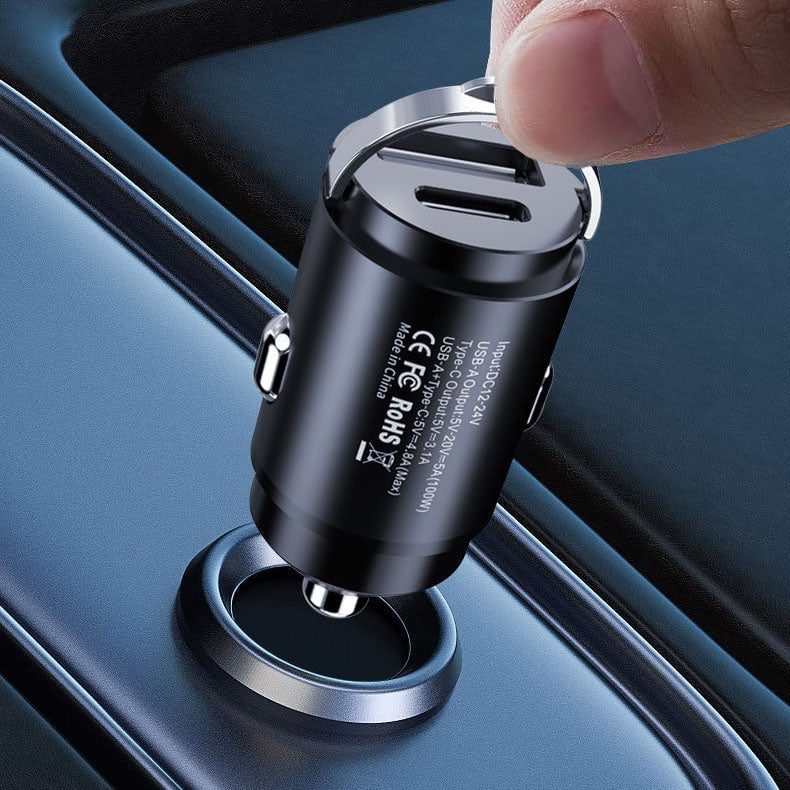 LAST DAY 75% OFF-Multi Compatible 100W Fast Charging Car Charger