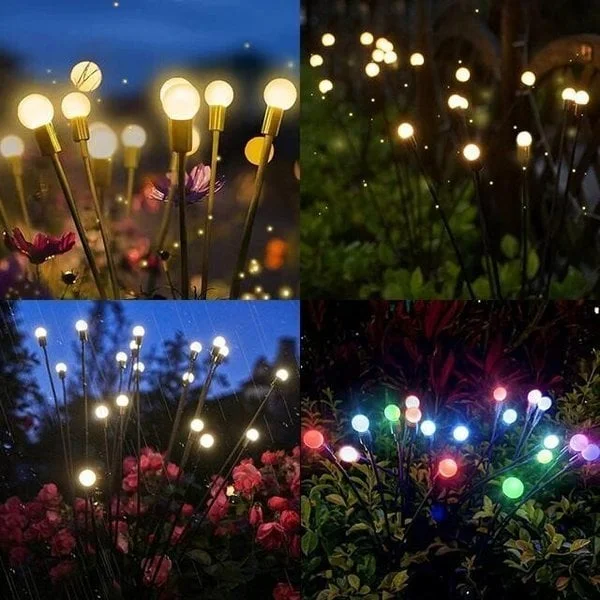 Last Day 75% OFF- Solar Powered Firefly Garden Light