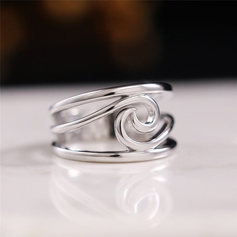 Last Day Buy 1 Get 1 Free -  Happiness Comes In Waves Ring