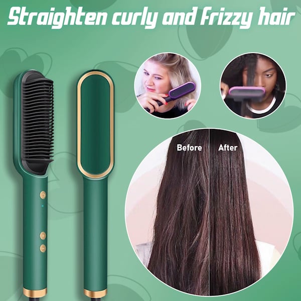 (Last Day Promotion - 48% OFF) Negative Ion Hair Straightener Styling Comb