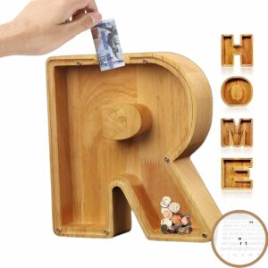 Last Day Promotion - Piggy Bank-Wood Gift For Kids - Customizable name