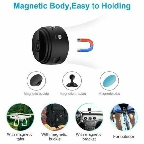 (Last Day Promotion - SAVE 48% OFF)Mini 1080p HD Wireless Magnetic Security Camera