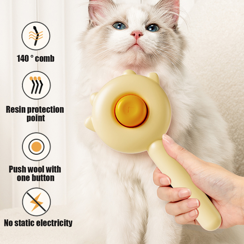 (Last Day Promotion - SAVE 50%OFF) Pet Floating Hair Massage Comb