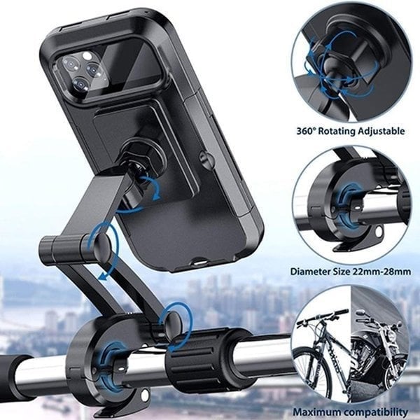 Last Day Promotion 49% OFF - Waterproof Bicycle & Motorcycle Phone Holder