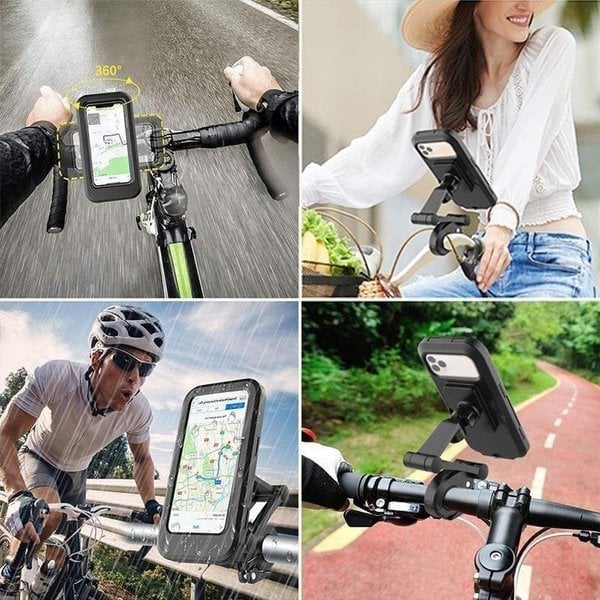 Last Day Promotion 49% OFF - Waterproof Bicycle & Motorcycle Phone Holder