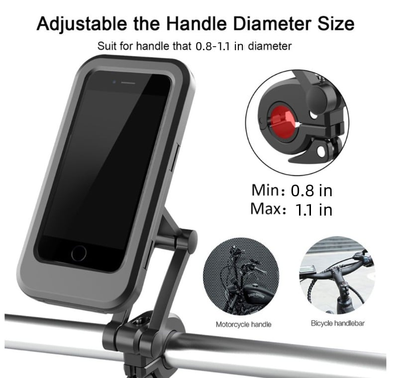 Last Day Promotion 49% OFF - Waterproof Bicycle & Motorcycle Phone Holder