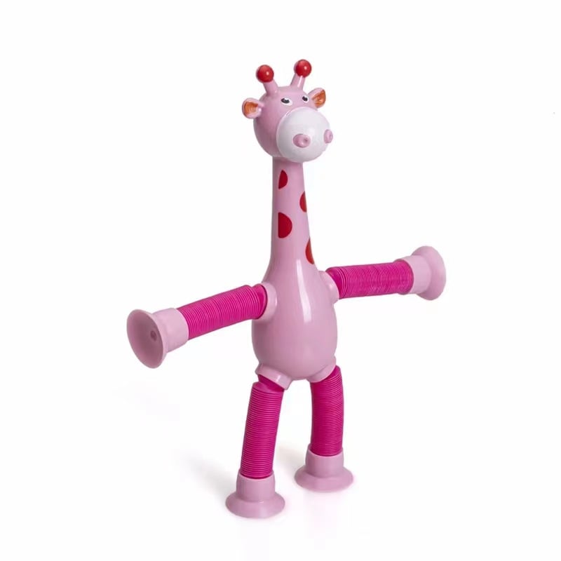 Last Day Promotion 50% OFF - Telescopic suction cup giraffe toy